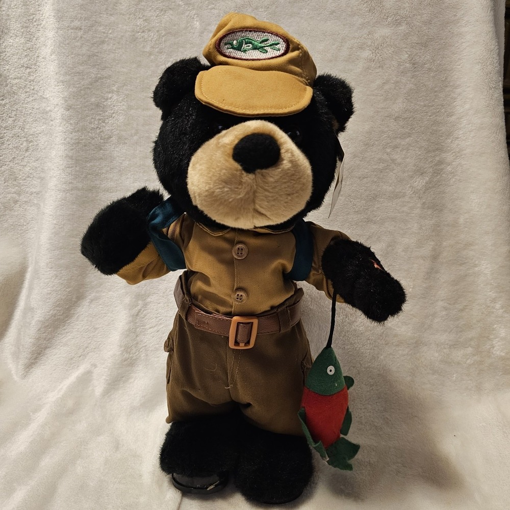 Coyne's & Co. Crank Bit Animated Fishing Bear "Hooked On A Feeling" 16in.
